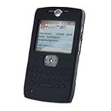 CELLET BLACK SILICONE RUBBER CASE COVER for MOTOROLA Q - RETAIL PACKAGING