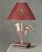 3-D Rooster Table Lamp by Lt. Moses Willard 34011