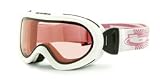 Sporting Goods : Bolle Boost Children'sSki Goggles - Shiny White Pink Burst Frame & Vermillon Lens