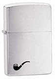 Zippo Lighter Pipe Lighter Brushed Chrome