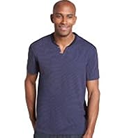 Pure Cotton Stay New Notched Neck T-Shirt