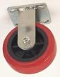 Industrial Grade 1ULK3 Rigid Caster, 5 In, 750 Lb, Polyurethane