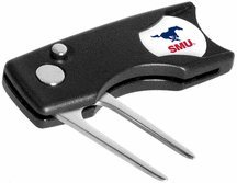 Southern Methodist Mustangs Spring Action Divot Tool With Golf Ball Marker Of 2)