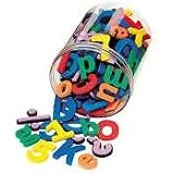 Wonderfoam Magnetic Alphabet Letters, Assorted Colors