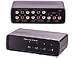 Pyle PLVS401 4 In/1 Out Audio Video Switcher