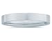 4 mm Plain Flat Comfort-Fit Men's Wedding Band in 14k White Gold