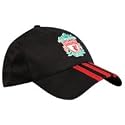 Liverpool 3 Stripe Cap - Black/Light Scarlet