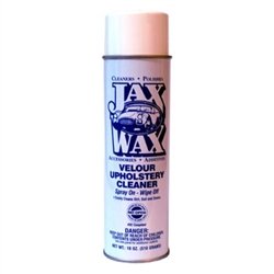 Jax Wax Commercial Grade Velour Upholstery and Carpet Cleaner 
Jax Wax Commercial Grade Velour Upholstery and Carpet Cleaner