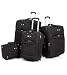Delsey Helium Fusion Lite 2.0 4 Piece Luggage Set “Black”