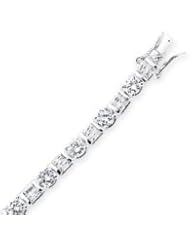 Sterling Silver CZ Bracelet - 7.5 Inch