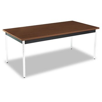 New-HON UTM3672ZPCHR - Utility Table, Rectangular, 72w x 36d x 29h, Columbian Walnut - HONUTM3672ZPCHR