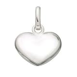 LC-12-FAT HEART - Heart-shaped Charme Cute - 925 Sterling Silber - kompatibel mit Links of London Armbänder - Utopia London