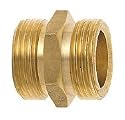 Wassertechnik 571804 Messing Gewindenippel 2,5 cm (1 Zoll)