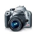 Canon EOS Rebel XS Digital SLR Camera, with EFS 18-55mm IS Lens - Silver - Refurbished