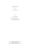 Introduction to Roman law