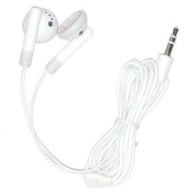White Stereo Headphones / Earphones