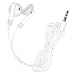 White Stereo Headphones / Earphones