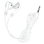 White Stereo Headphones / Earphones