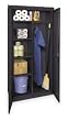 Storelogic 1UEZ3 Unassembled Combo Cabinet, H 78, W 36, Blk