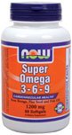 Super Omega 3-6-9 by NOW Foods - (90 Softgels)