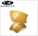オークリー - フラックジャケット 交換レンズ OAKLEY FLAK JACKET XLJ LENSES Gold Iridium (13-730)