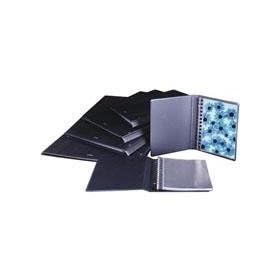 Florence Master Series Artisan Album, Multi-ring 11x17 with 10 Super Clear Archival Page Protectors, Black