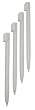 Gator Crunch White Color Stylus Pen Set for Nintendo DS Lite (4 pack) - Bulk Packaging