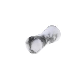 6 Gauge HOWLITE Natural Stone Double Flare Plug by 