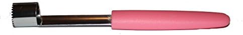 KBKitchen Apple Corer Stainless Steel Twist Huller Plunger Core Remover Tool (Pink)