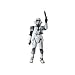 Star Wars Basic Figure Force Unleashed Stormtrooper #1