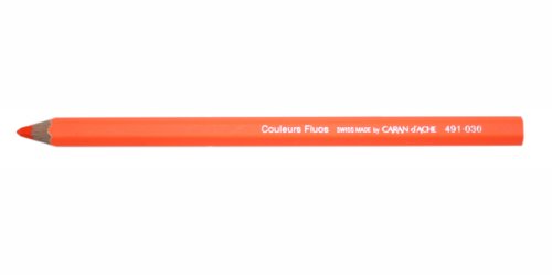 CREATIVE ART MATERIALS Caran D'ache Colorblock Pencil Fluo Orange (491.030)