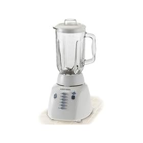 Black and Decker BL10450G 10 Speed 450 Watt Glass Jar Ice Crush Blender, White by APPLICA/BLACK & DECKER