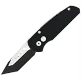 Runt 3 Auto, Black Hadl., 2-Tone Black & Satin Chisel Tanto