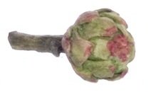 Dollhouse Miniature Artisan Fresh Picked Artichoke Head