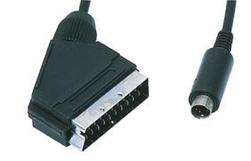 1.5M SCART CABLE 21p scart plug - SVHS plug