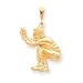 14k Baseball Back Catcher Charm