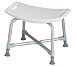 ^Bath Benches - Bariatric Bench - Shower Bench without Back, White (1 Each)