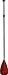 Surftech Adjustable length Venture Aluminum SUP Stand Up Paddleboard Paddle (Red/Black,Adjustable)
