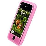 Pink Silicone Case Cover Skin for Apple iPhone