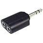 Adaptateur avec fiche Jack 6,35mm st�r�o m�le ET 2&hellip de HQ
