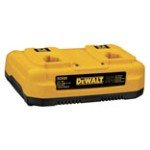 DEWALT DW9216 7.2-Volt to 18-Volt Dual Bay Pod Style 1 Hour Battery Charger