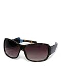 NINE WEST Sunglasses Oversized Plastic with Brown Gradient Pattern - B001F0S48Y