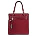 Vertical Laptop Tote, Microfiber, 15 x 5-1/2 x 15-3/4, Ruby Red