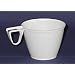 Kunststoff - Plastik Kaffeetasse mit Henkel 50 St�ck
