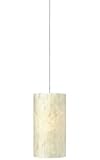 IMAGE OF Tech Lighting 700KLPLAWS-LED Playa Collection - Kable Lite Pendant, Satin Nickel Finish with White Glass - LED