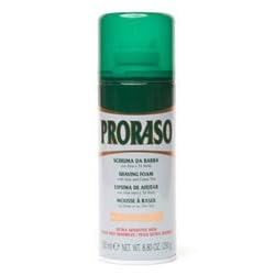 Proraso Aloe and Green Tea Shaving Foam for Ultra Sensitive Skin 8.8 oz foam