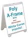 NeoPlex 25x36 Poly-Plastic A-frame w/White Corex Inserts