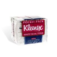 Kleenex White Pocket Tissue-24X 8 Pk(Each Pack 15Tiss)