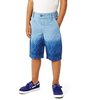 Pure Cotton Adjustable Waist Dip Dye Shorts