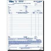 TOPS 3846 Snap-Off Bill Of Lading 16-Line Expanded Form, Carbonless Trip., 50 Sets/Pk